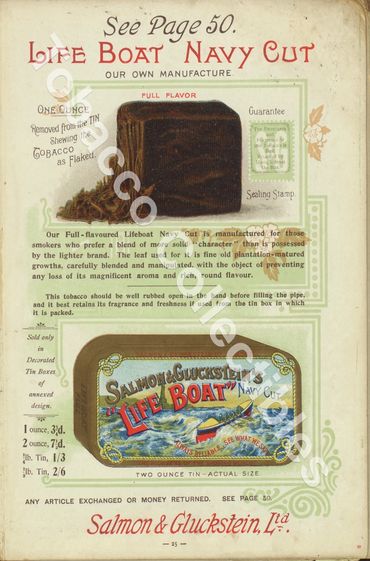 Life Boat Navy Cut Tobacco Full Flavour