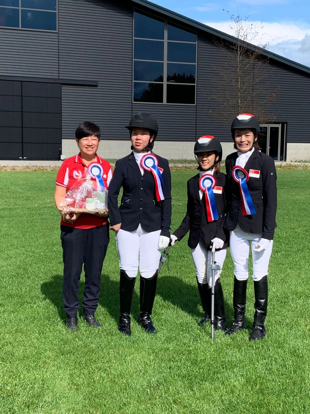 Our Paralympic Team at a competition in Germany.