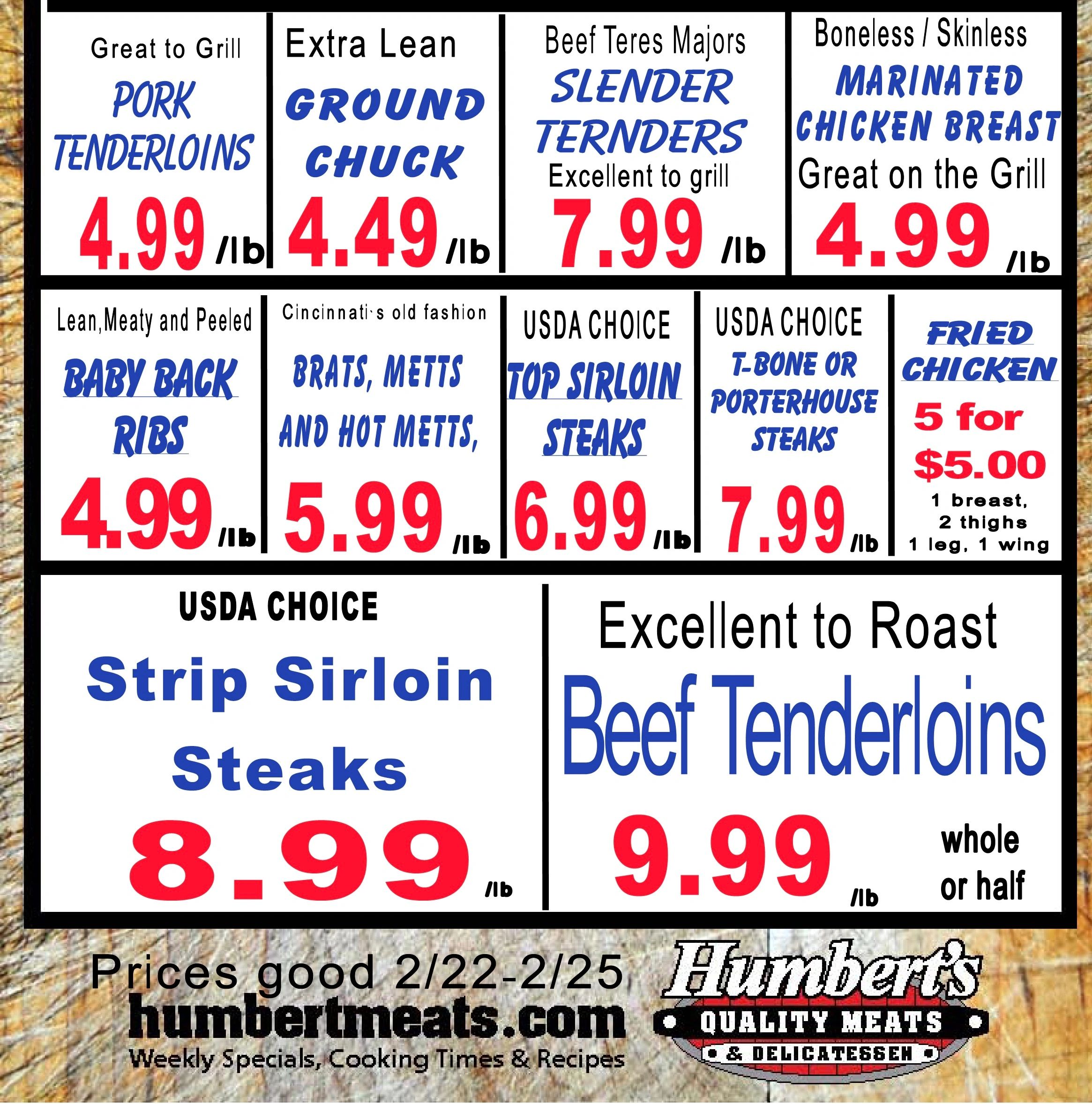 Catering Humbert Meats