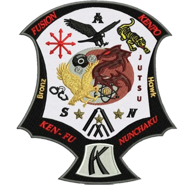 Ken-Fu Nunchaku Jutsu system patch and logo