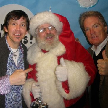 Santa with Scott and Todd of the Big Show
