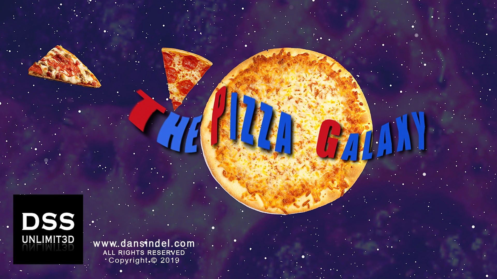 The pizza galaxy animation spectacular
