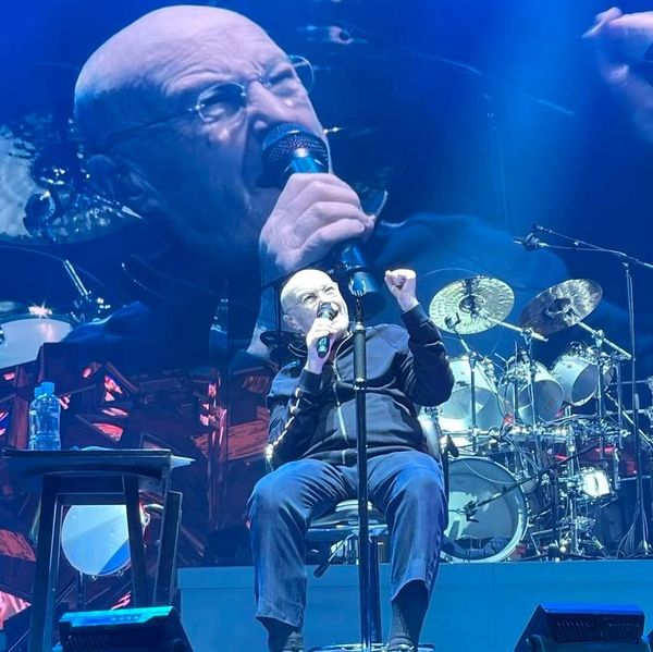 Phil Collins as photographed by Traci Baker on The Last Donino? Tour, 2022.  