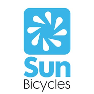 Blue Sun Bicycles logo with stylized sunburst design.