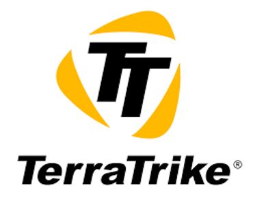 TerraTrike logo with stylized TT and yellow swoosh design.
