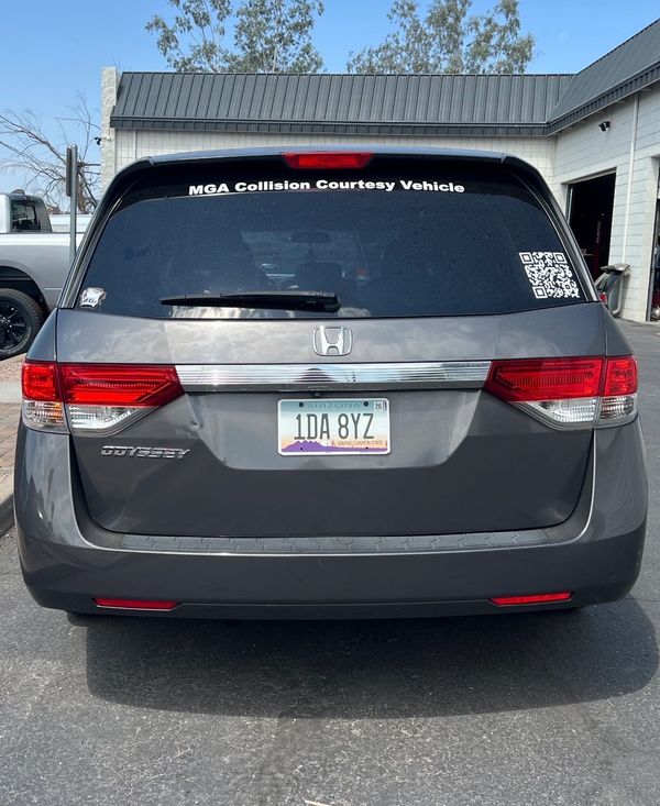Courtesy vehicles are available during your collision repair.