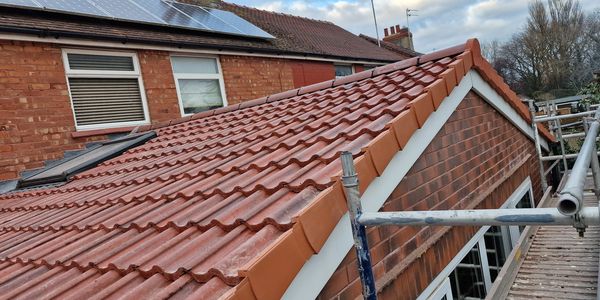 New roof, Marley Mendip, roof replacement