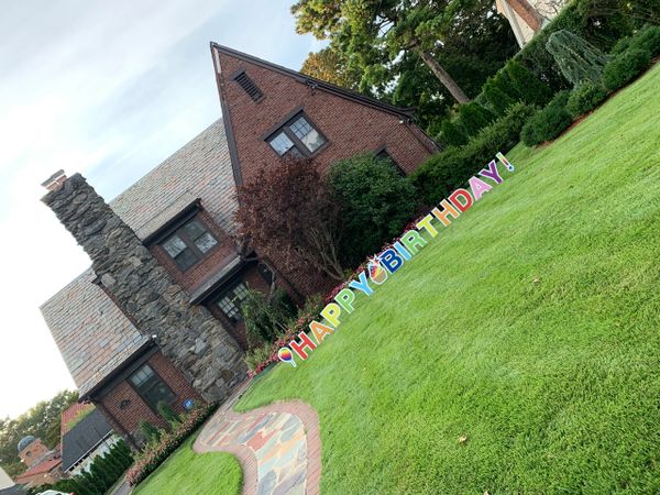 Happy Birthday Lawn sign