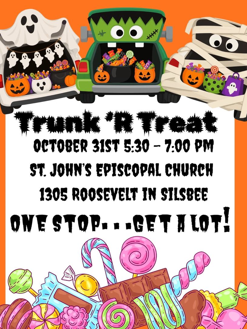 Halloween Trunk 'R Treat event details.