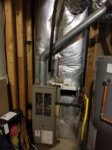 Old and broken furnace in Alpharetta, GA