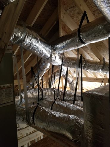 HVAC duct installation