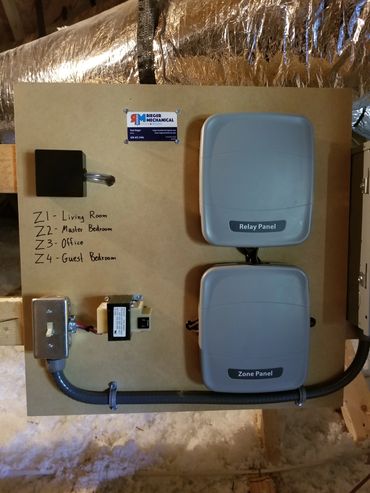 New Trane zone system installed in Holly Springs, GA