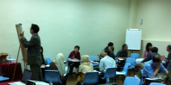 Small group workshop around innovation in healthcare professions education