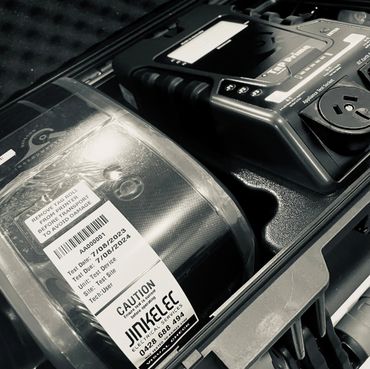 Electrical testing and fault finding equipment used by licensed electrician in Newcastle