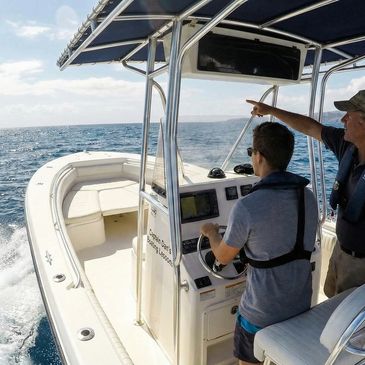 Open Water Boat Control training