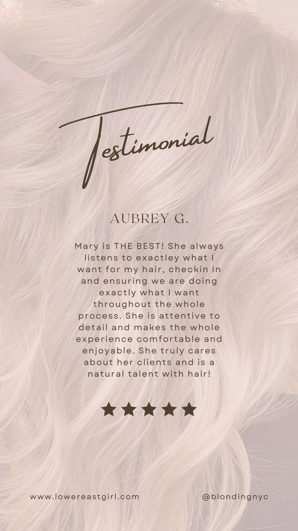 best blonde balayage New york
best foilayage in new york city
best double process in New York City