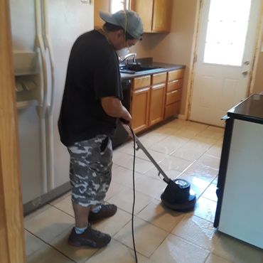 Cleaning tile floors