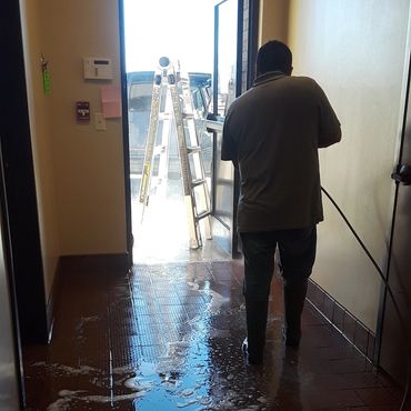 Cleaning tile floors