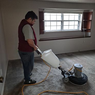 Deep cleaning carpets