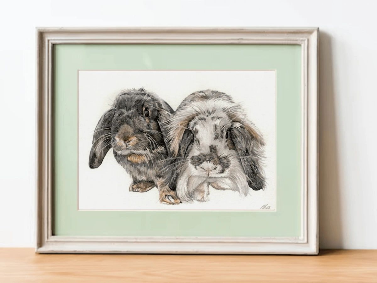 Watercolour pet portrait reviews from happy customers, by Jo Shepherd, UK pet portrait artist
