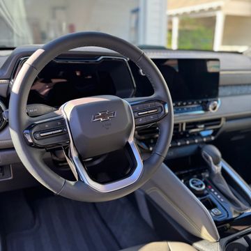 Steering wheel on Chevy truck