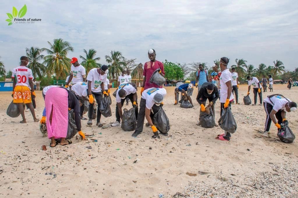 Clean up at Benares Beach