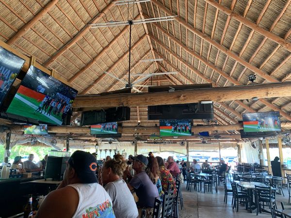 inside tiki sports bar