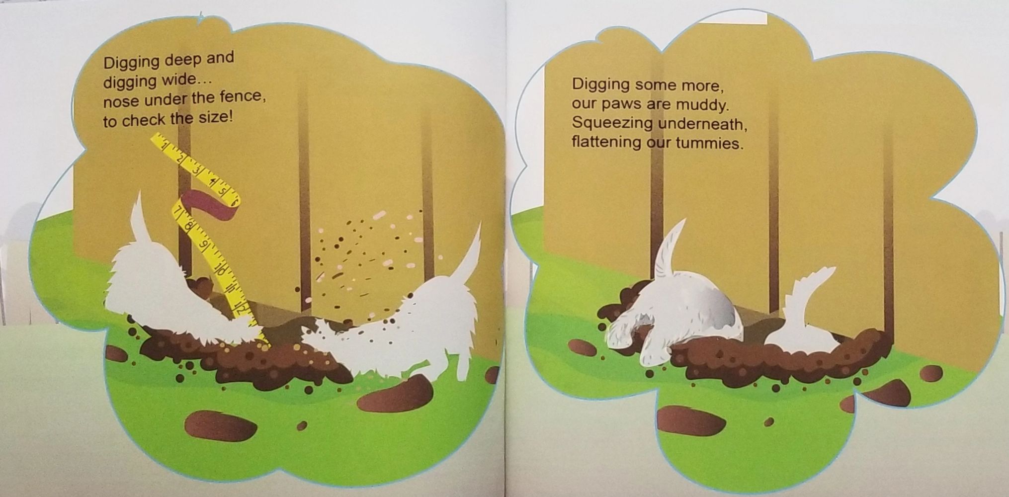 Izzy & Zoey's Friend at The Fence, an Izzy and Zoey Adventures children's book.