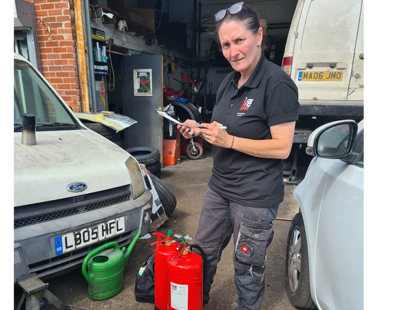 Nina servicing at goldalming garage