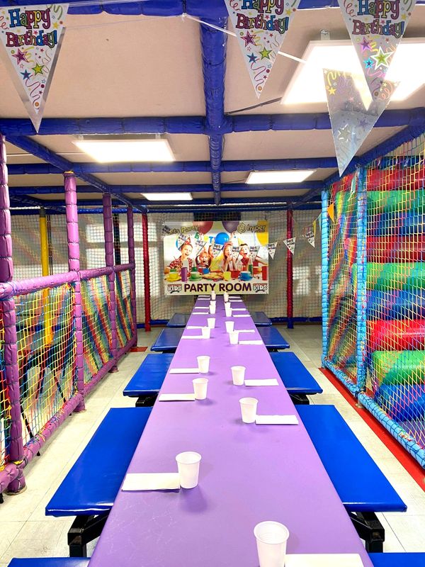 We have 2 party areas that are reserved for our party guests, any extra decorations can be added by