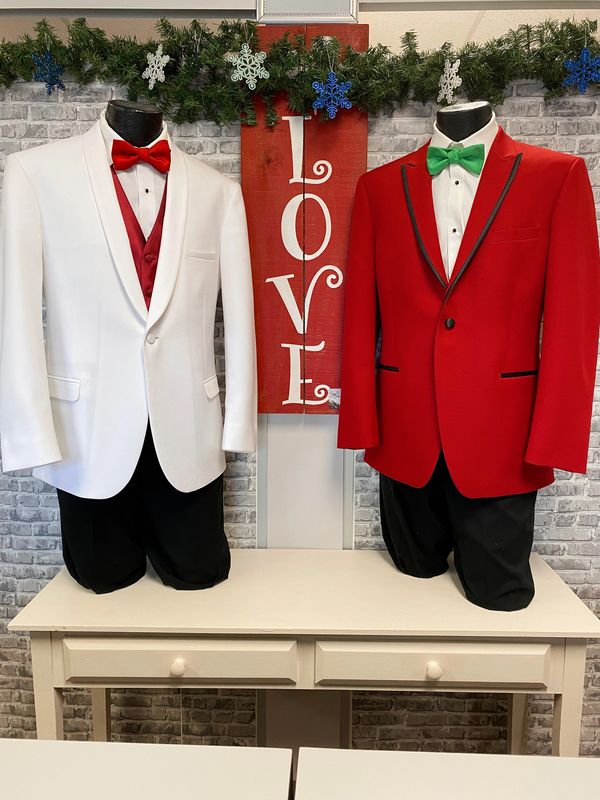 many suite and tux color options for any event or season.