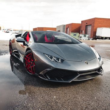 Lamborghini Huracan Protected with Xpel Ultimate Plus by Toronto Paint Protection Film. 