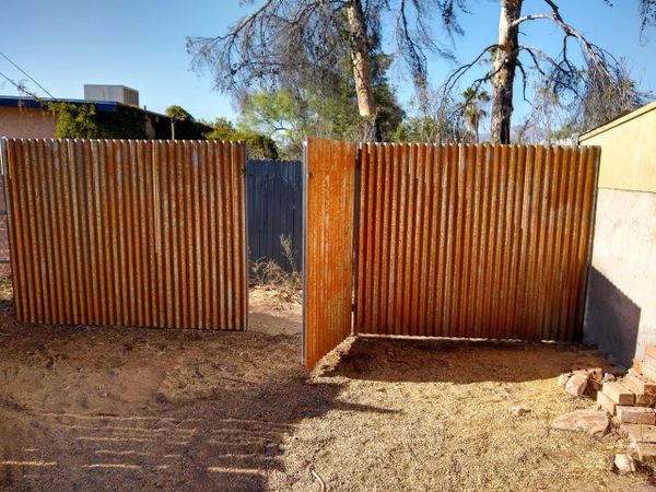 Metal gate and fence  frame 
