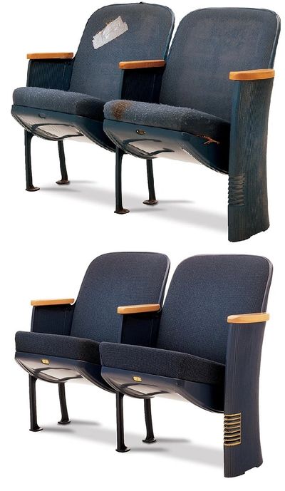 Seating Restoration, auditorium restoration, theater seating restoration, NJ seating restoration