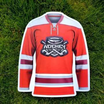 Red hockey jersey yard sign, hockey yard cards, sports birthday yard sign, hockey themed birthday