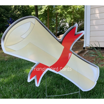"Graduation Diploma" congrats grad yard card grad yard greeting congrats grad lawn sign