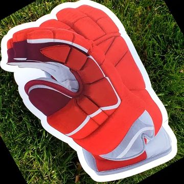 Hockey glove yard card, yard cards near me, yard cards sports, yard cards raleigh, sports yard cards