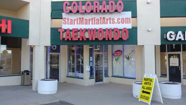 Front of the Colorado Taekwondo Institute taekwondo school, offering the best martial arts classes.