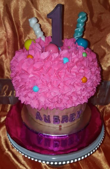 Candyland Themed Jumbo Cupcake