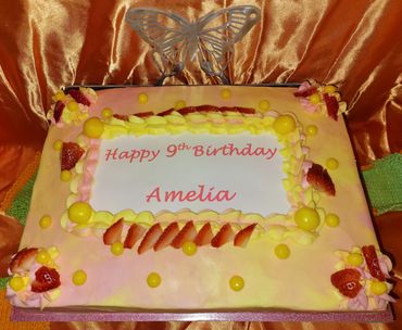 Strawberry Lemonade Birthday Cake