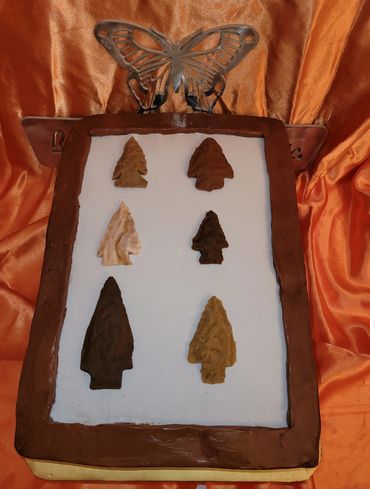 Arrowhead Shadowbox Cake