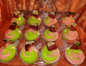Strawberry Margarita Cupcakes