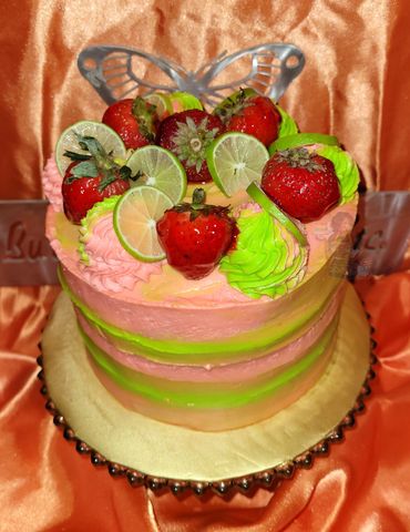 Strawberry Margarita Cake