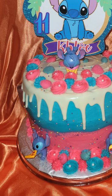 Stitch Themed Birthday Cake
