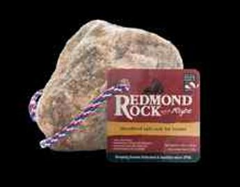 redmond rock on a rope with label