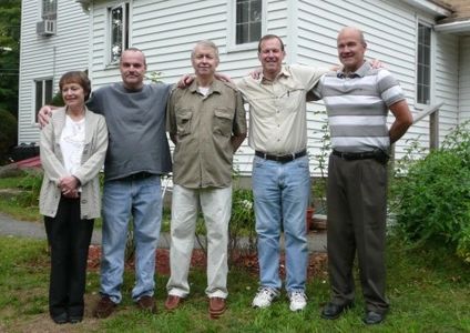 My 3 brothers and sister at our homestead