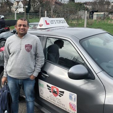 Driving lessons near me in Orpington; Kishore passed with Let's Torque Driving School!