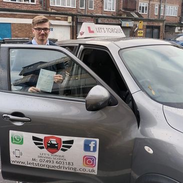 Driving lessons near me in Orpington; David passed with Let's Torque Driving School!
