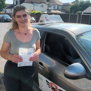 Driving lessons near me in Orpington; Siderella passed with Let's Torque Driving School!