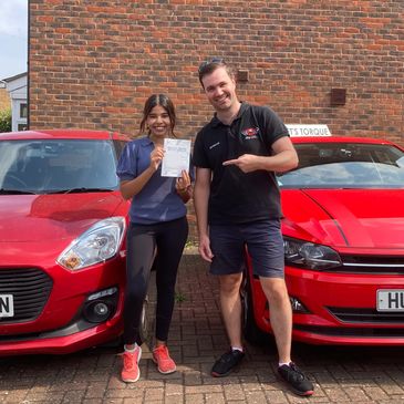 Driving lessons near me in Petts Wood; Hebah passed with Let's Torque Driving School!